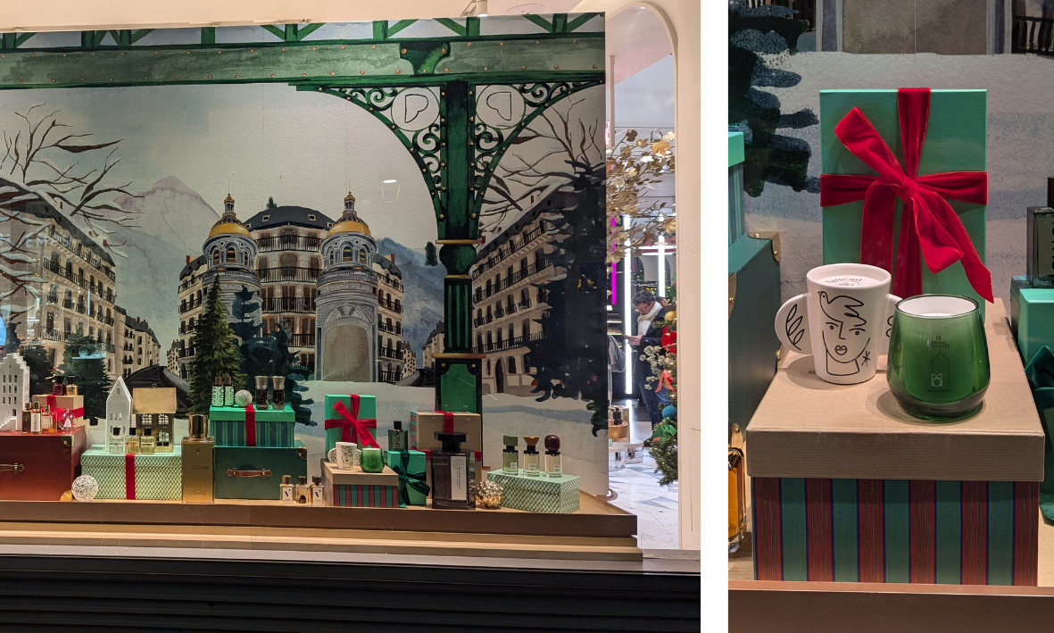 CHRISTMAS WINDOWS AT PRINTEMPS HAUSSMANN